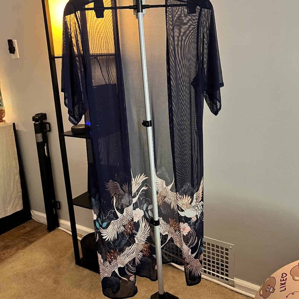 Haute Project Los Angeles Sheer Cover Up - Size Small